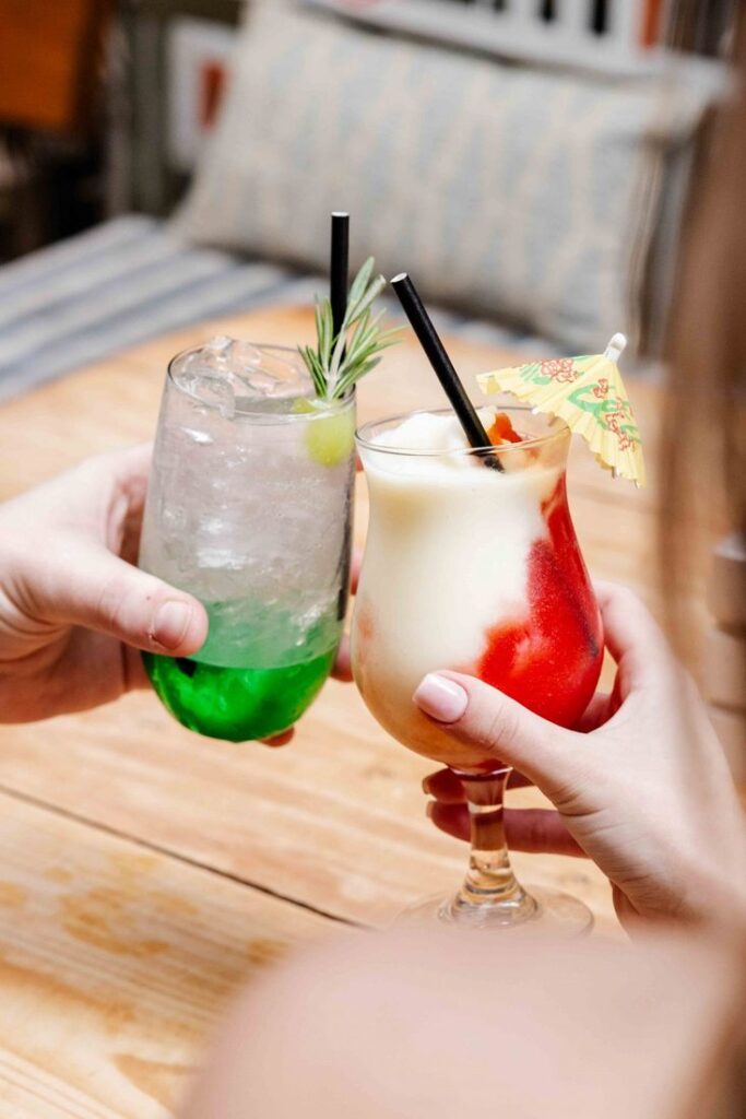 Cheers — cocktails at Mala